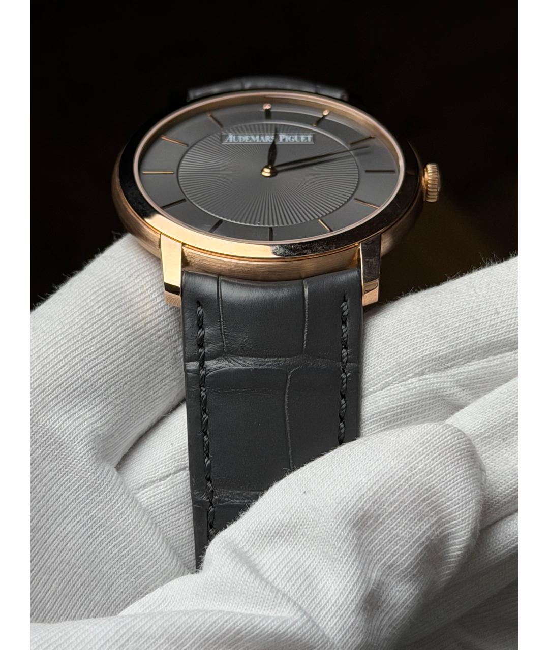 Audemars Piguet Серые часы из розового золота, фото 6