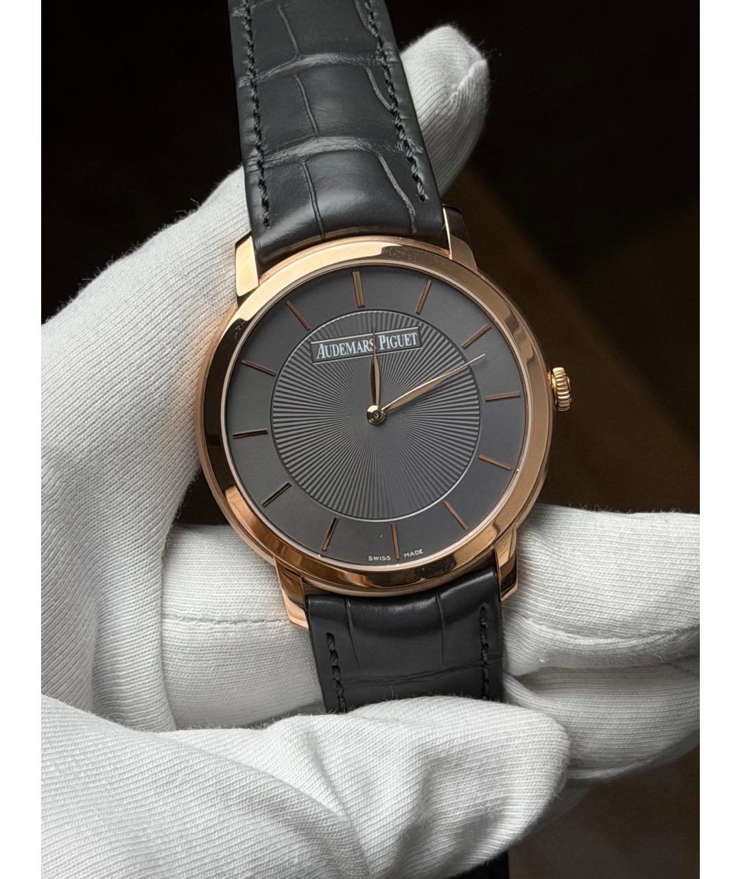 Audemars Piguet Серые часы из розового золота, фото 2