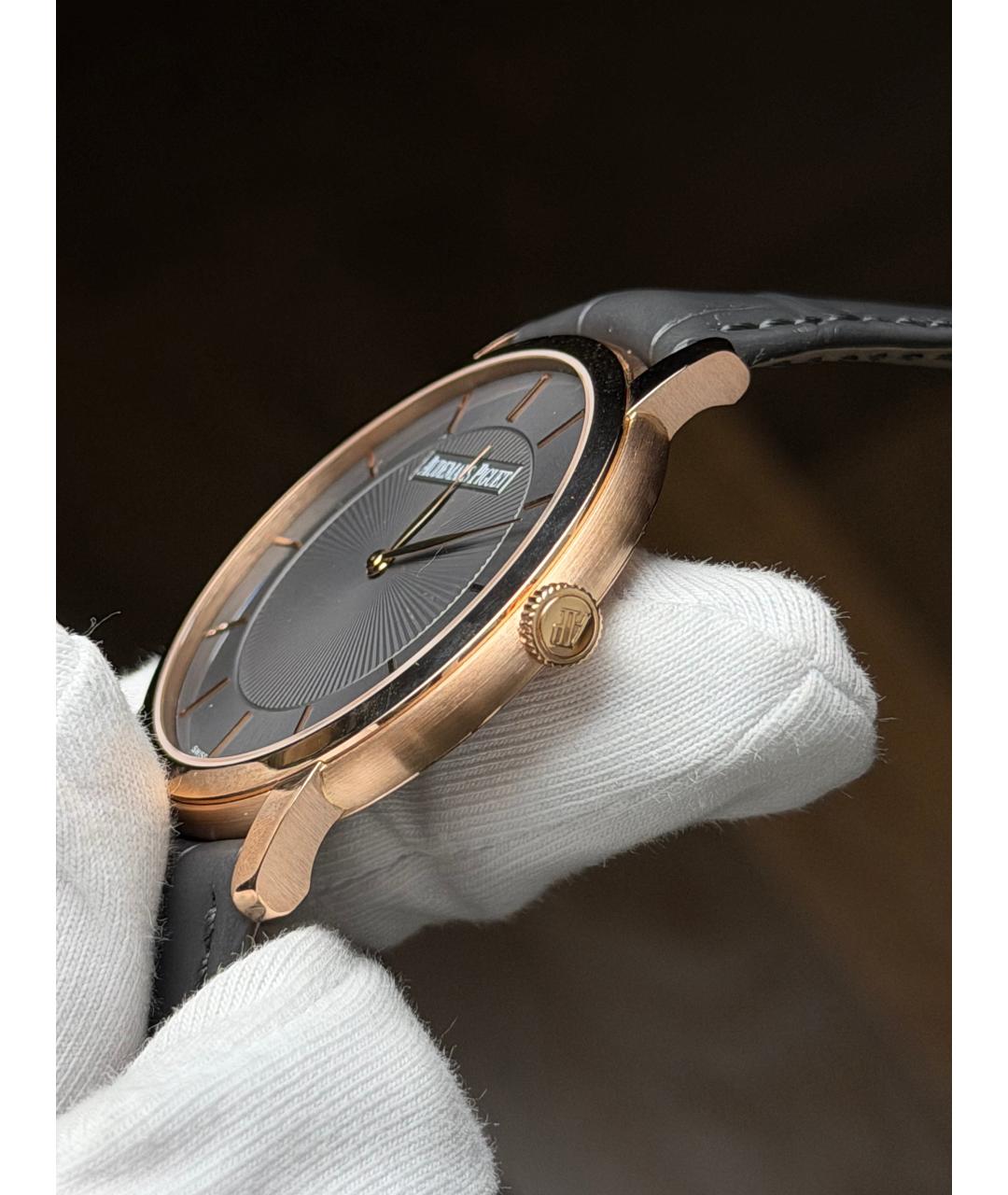 Audemars Piguet Серые часы из розового золота, фото 4