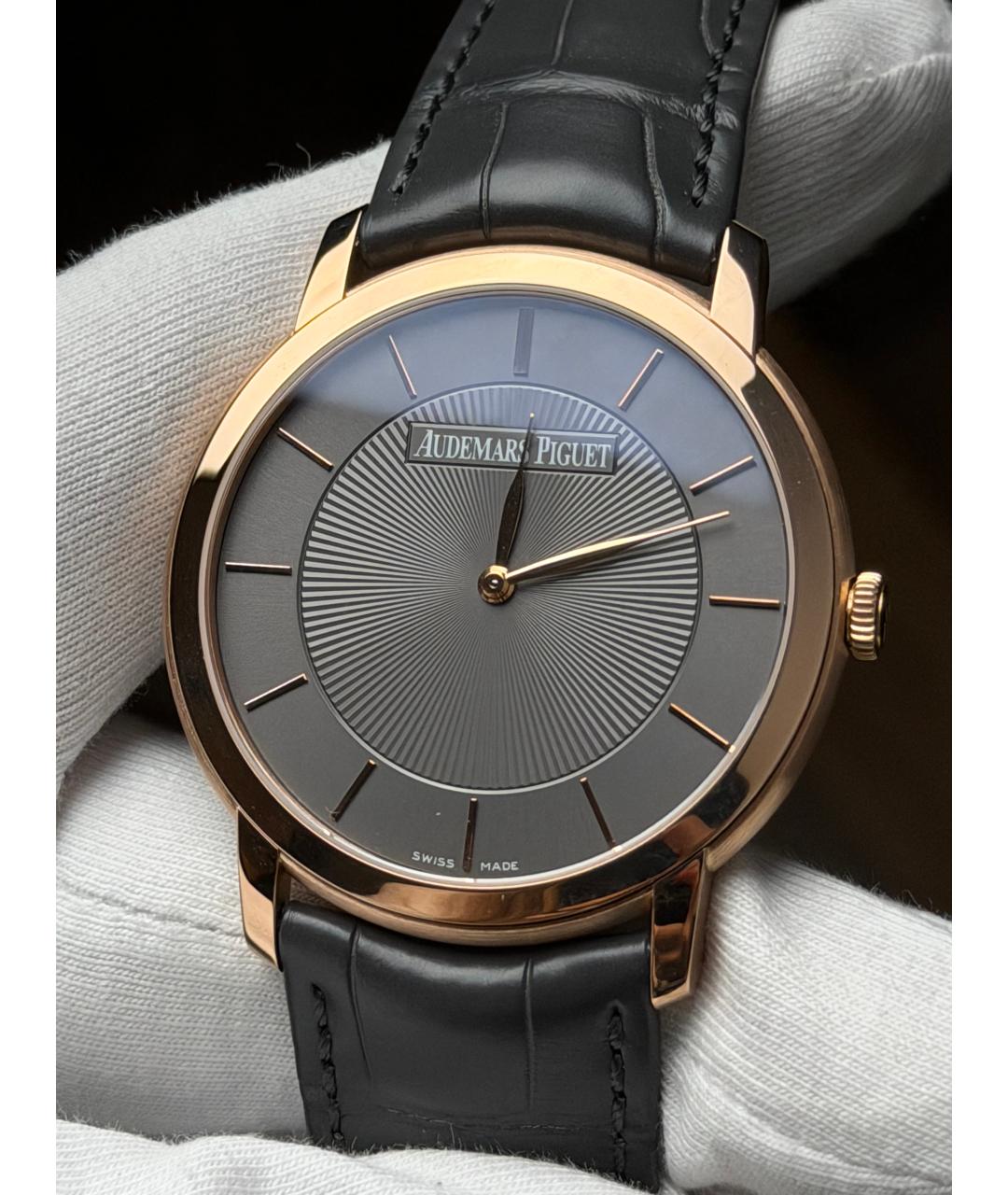 Audemars Piguet Серые часы из розового золота, фото 3
