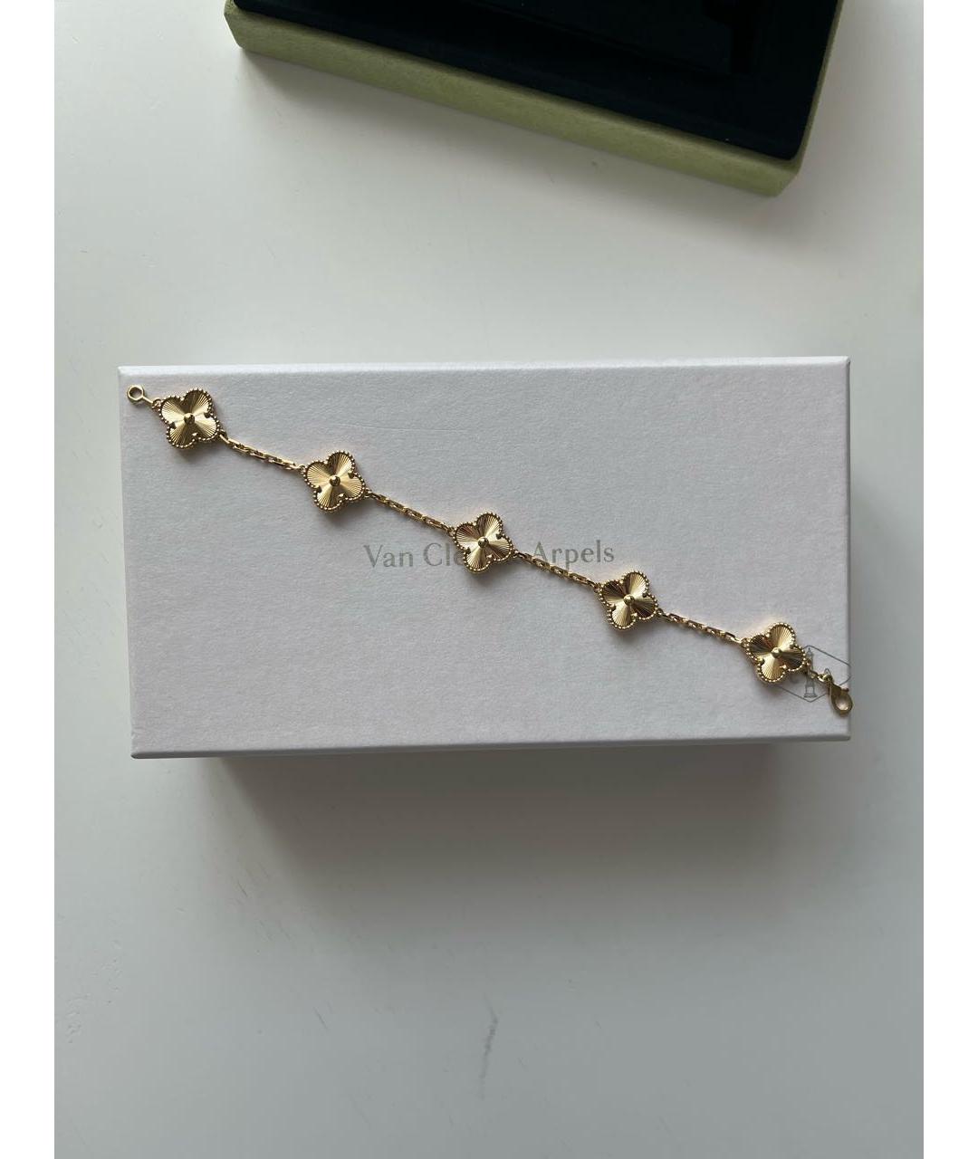 VAN CLEEF & ARPELS Золотой браслет из желтого золота, фото 5