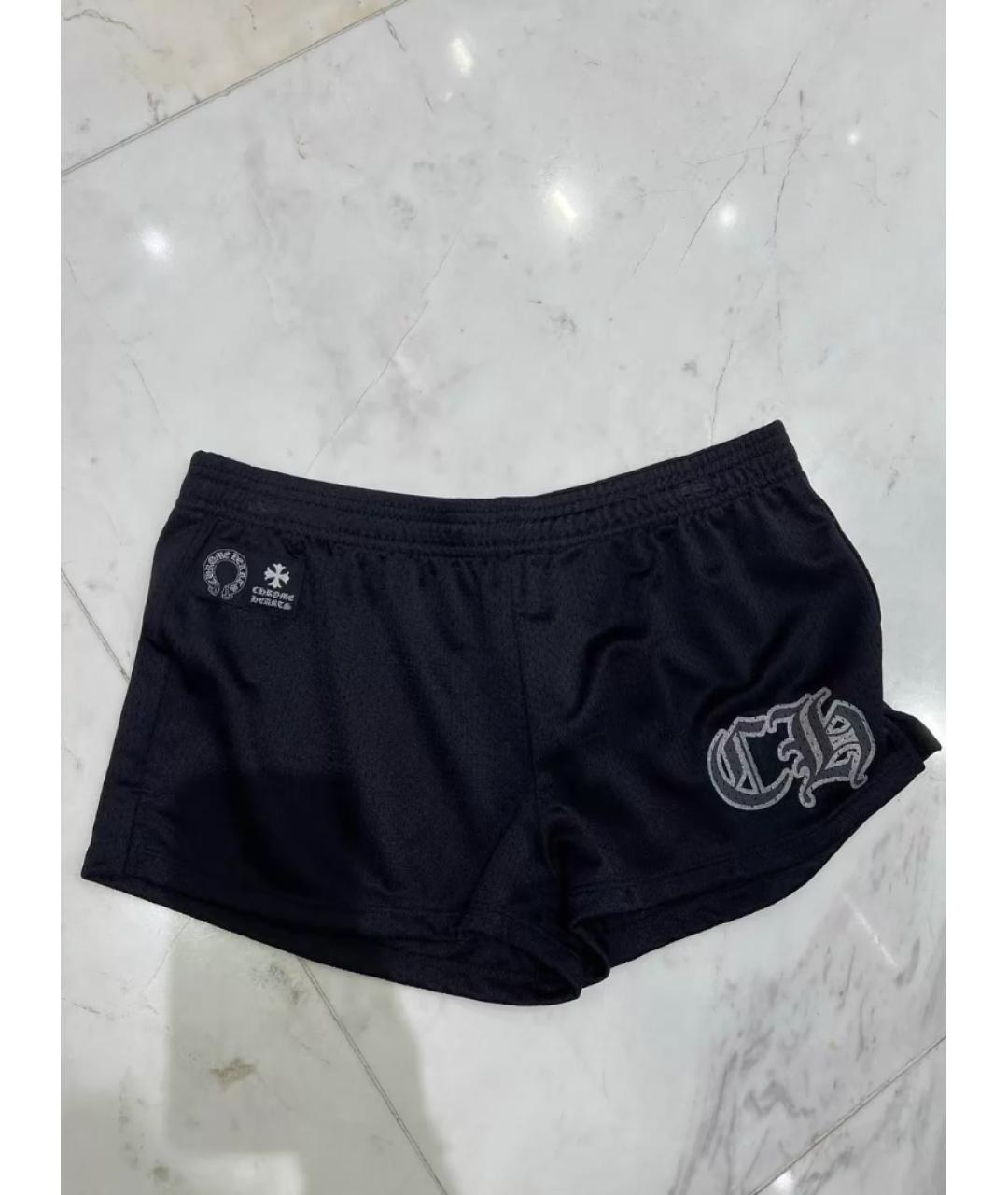 CHROME HEARTS Черные шорты, фото 3