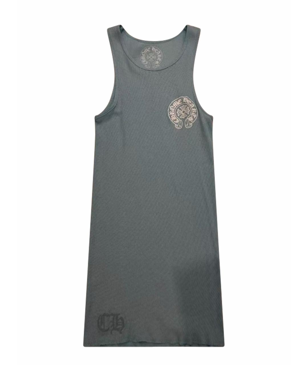CHROME HEARTS Серое повседневное платье, фото 1