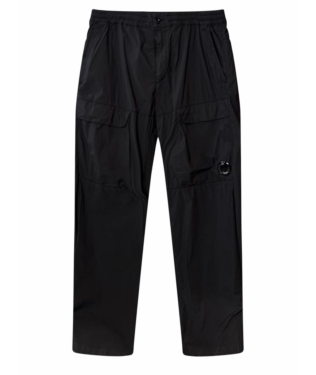 CP COMPANY Черные полиамидовые повседневные брюки, фото 1