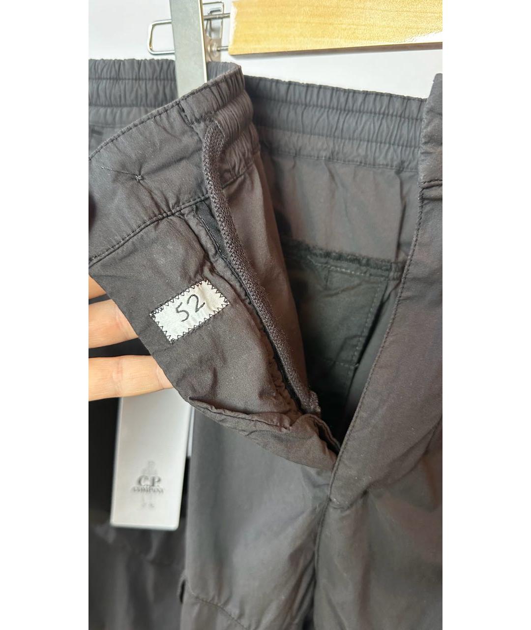 CP COMPANY Черные полиамидовые повседневные брюки, фото 6