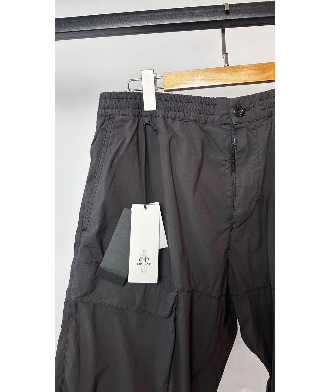 CP COMPANY Черные полиамидовые повседневные брюки, фото 4
