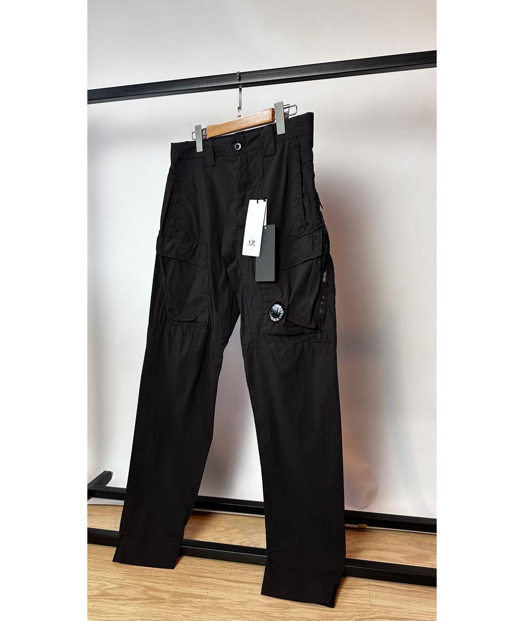 CP COMPANY Черные полиамидовые повседневные брюки, фото 6