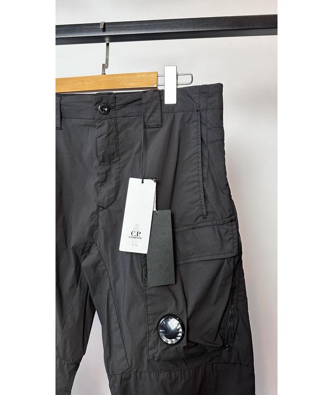 CP COMPANY Черные полиамидовые повседневные брюки, фото 5