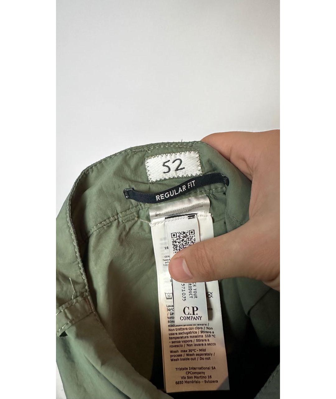 CP COMPANY Хаки полиамидовые повседневные брюки, фото 6