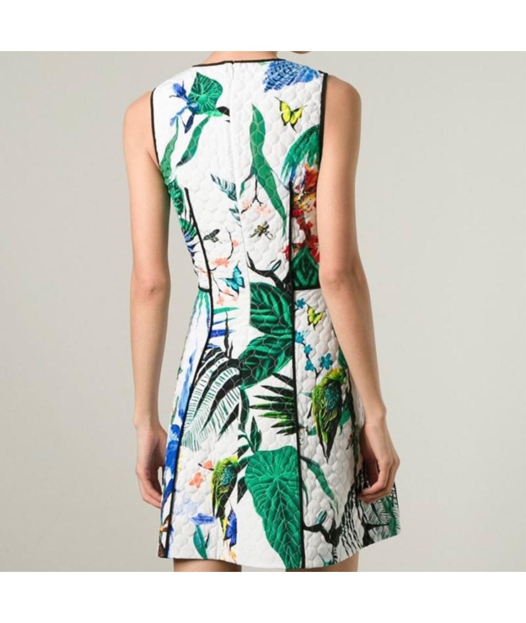 ROBERTO CAVALLI Мульти шелковое повседневное платье, фото 2