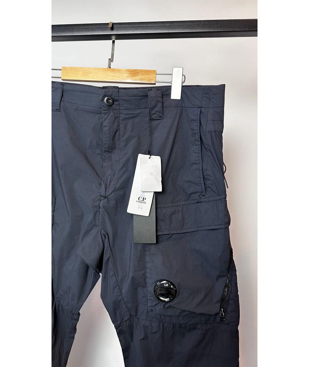 CP COMPANY Темно-синие полиамидовые повседневные брюки, фото 5