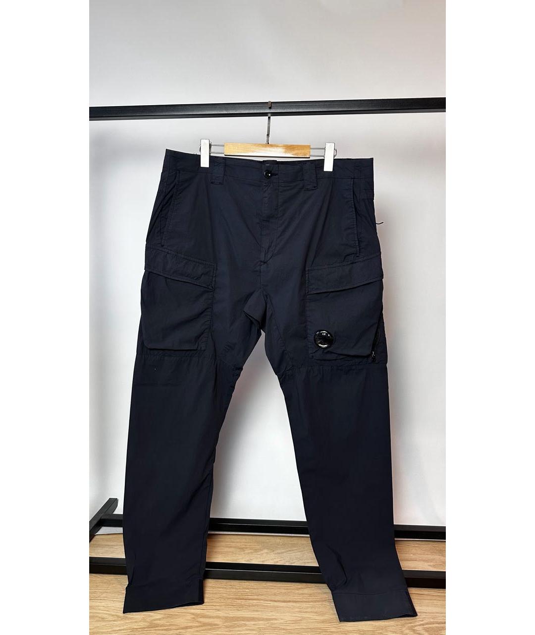 CP COMPANY Темно-синие полиамидовые повседневные брюки, фото 2