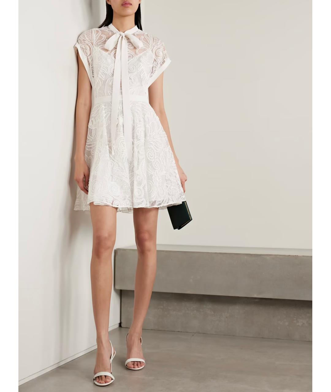ZUHAIR MURAD Белое коктейльное платье, фото 2