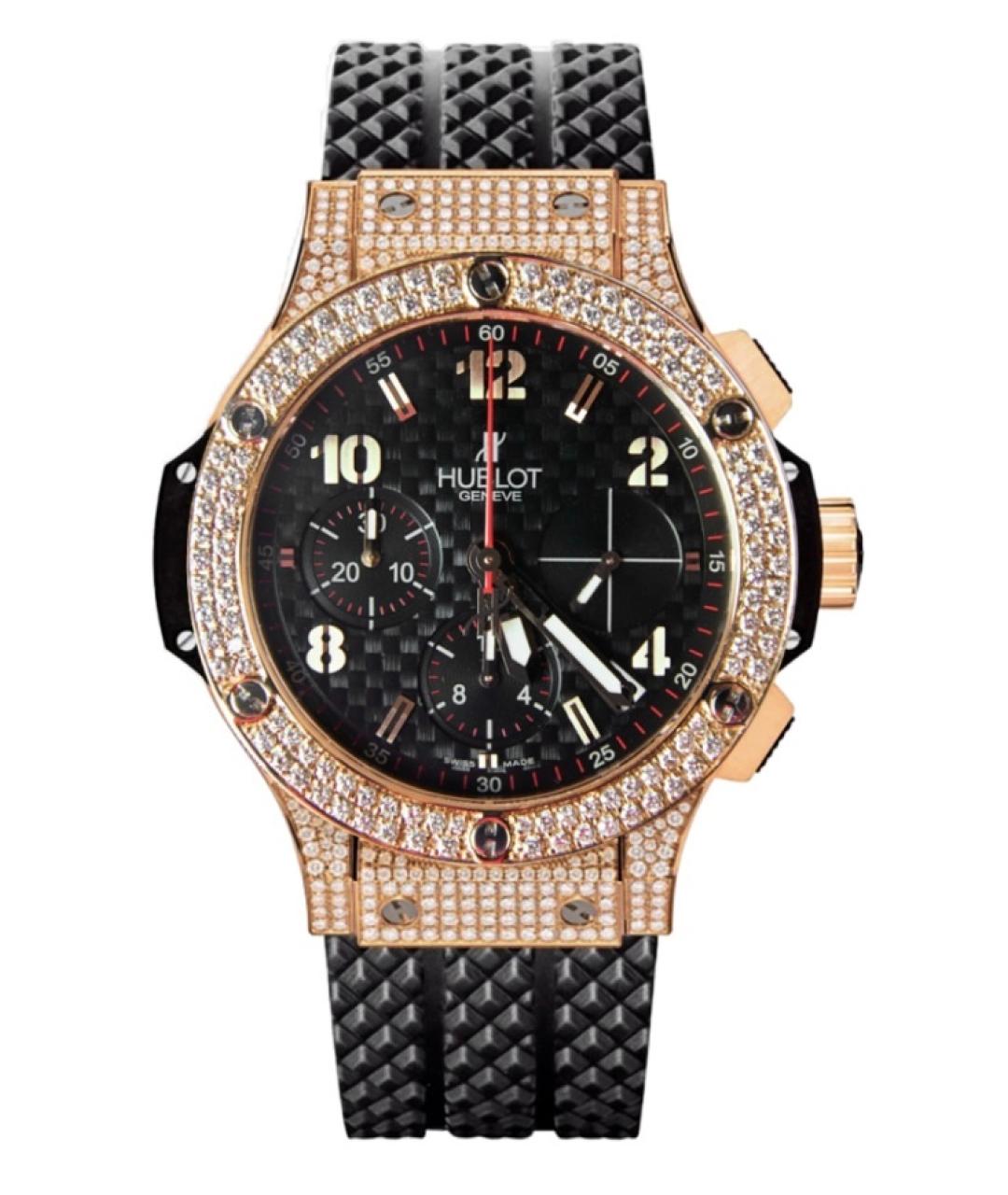HUBLOT Черные часы из розового золота, фото 1