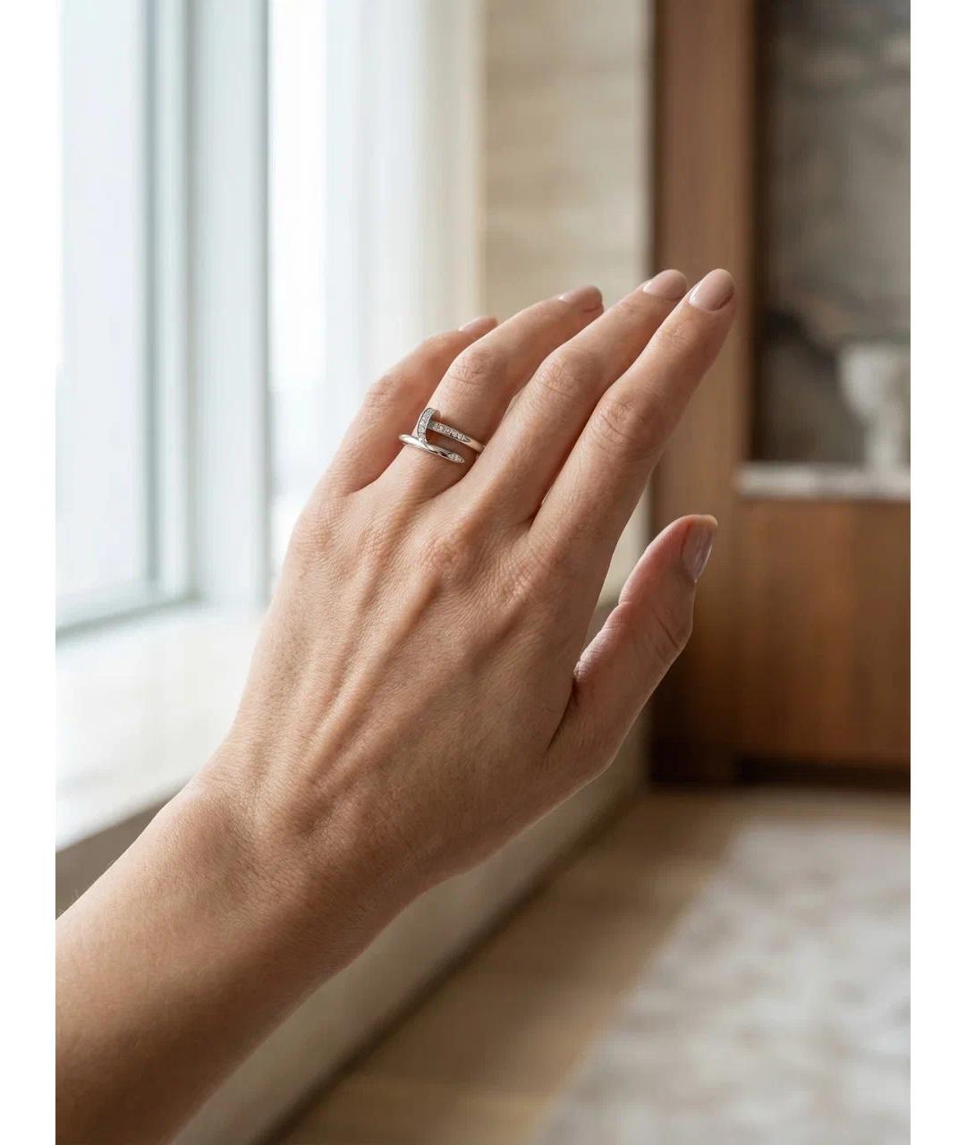 CARTIER Серебряное кольцо из белого золота, фото 2