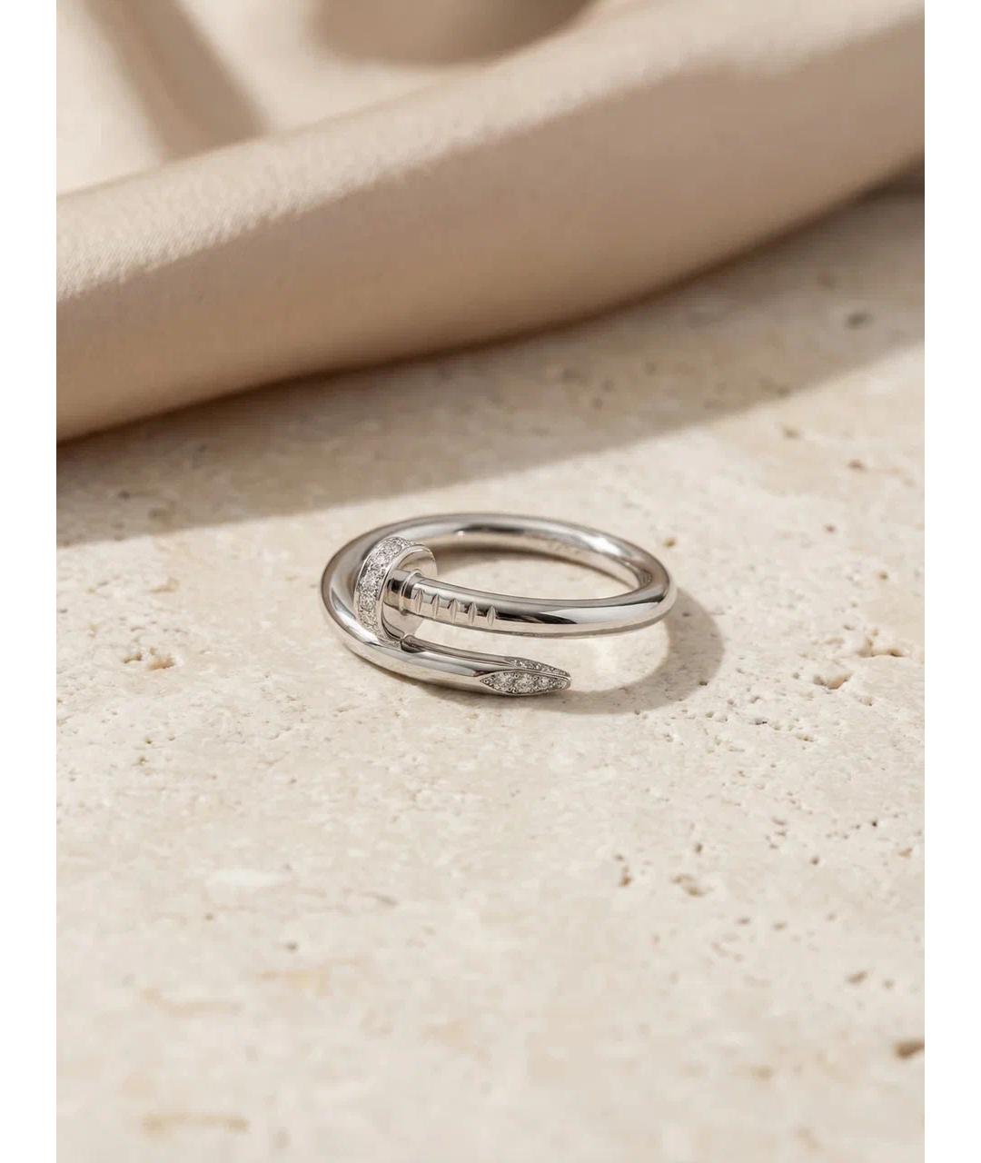 CARTIER Серебряное кольцо из белого золота, фото 3