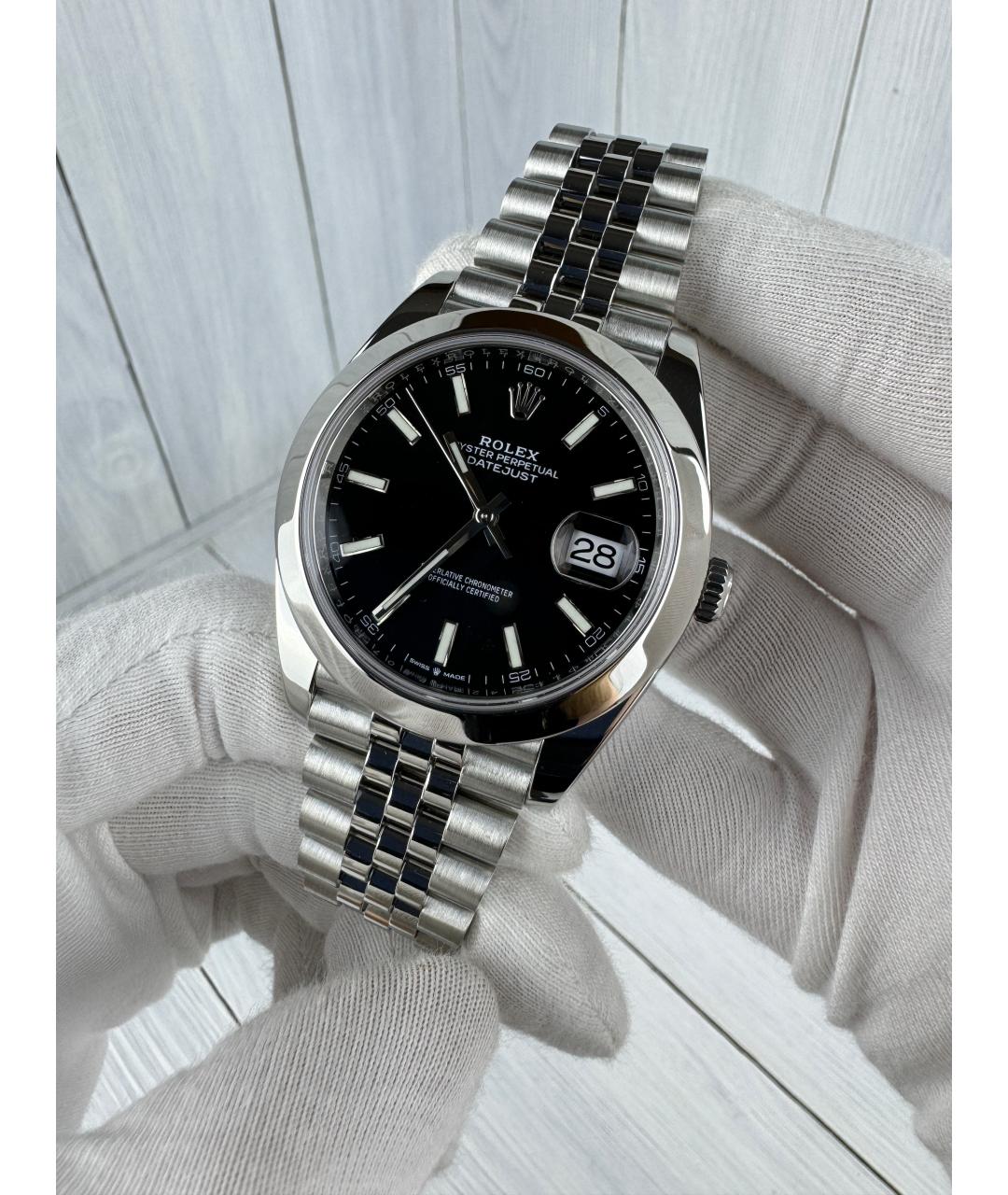 ROLEX Черные часы, фото 2