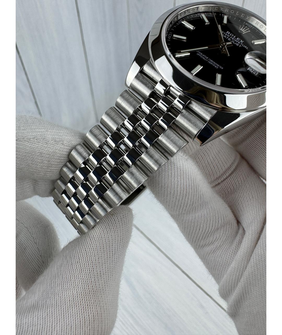 ROLEX Черные часы, фото 5
