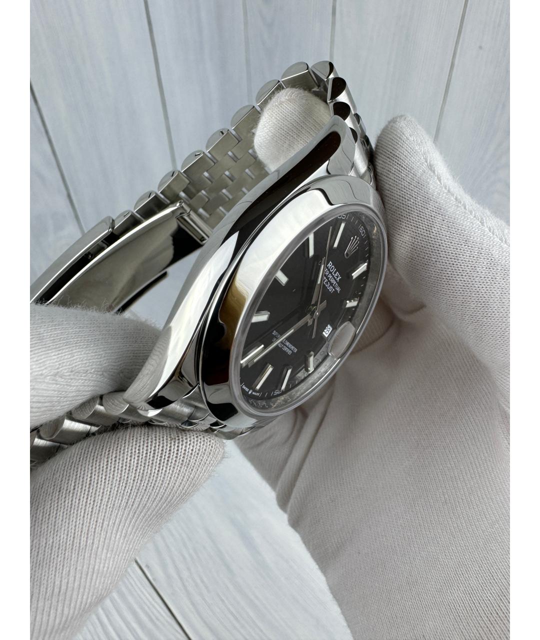 ROLEX Черные часы, фото 4
