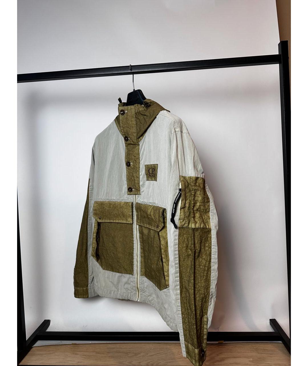 CP COMPANY Бежевая хлопковая куртка, фото 4