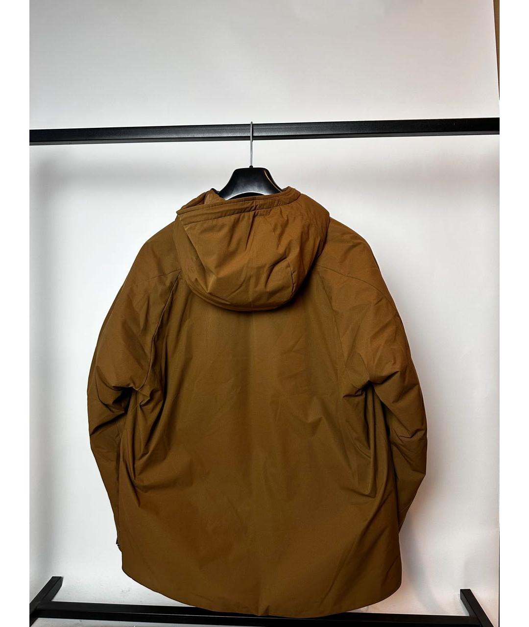 CP COMPANY Коричневая полиэстеровая куртка, фото 8