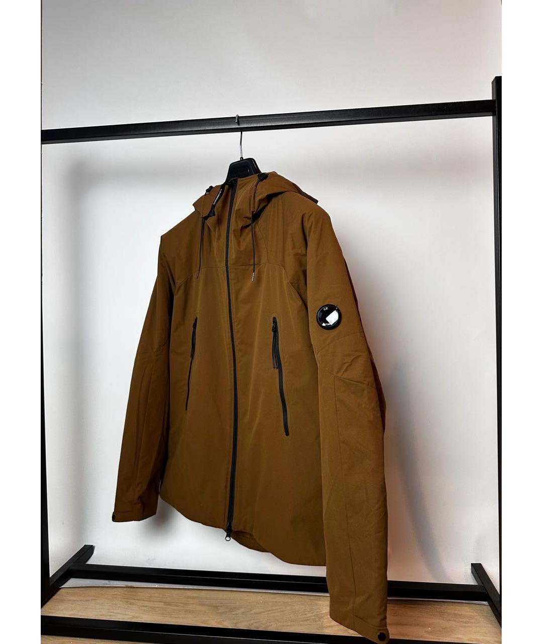 CP COMPANY Коричневая полиэстеровая куртка, фото 7
