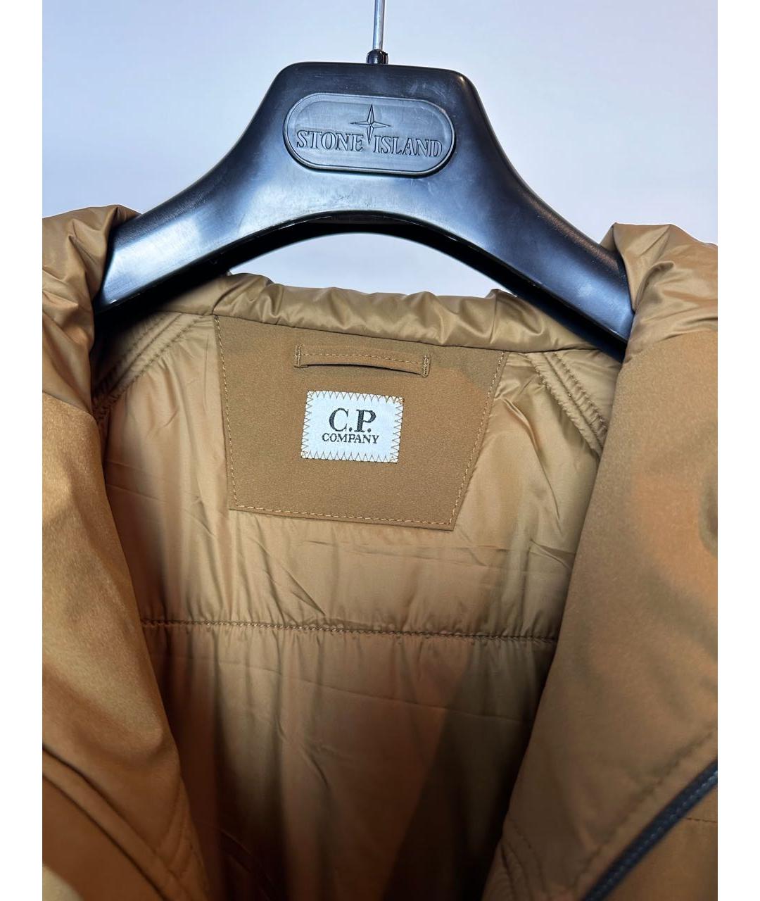 CP COMPANY Коричневая полиэстеровая куртка, фото 4