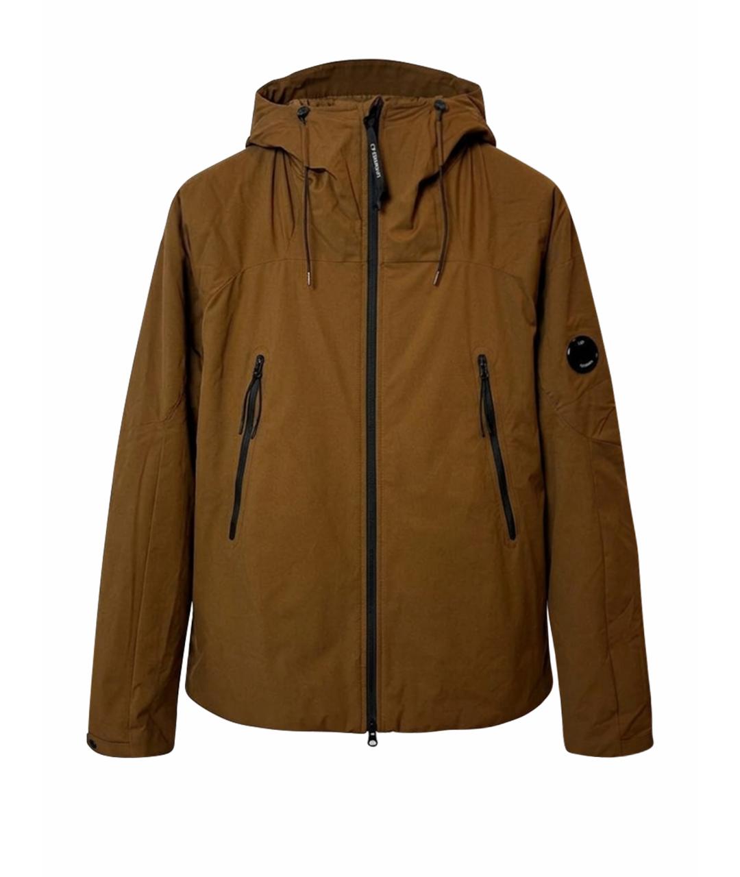 CP COMPANY Коричневая полиэстеровая куртка, фото 1
