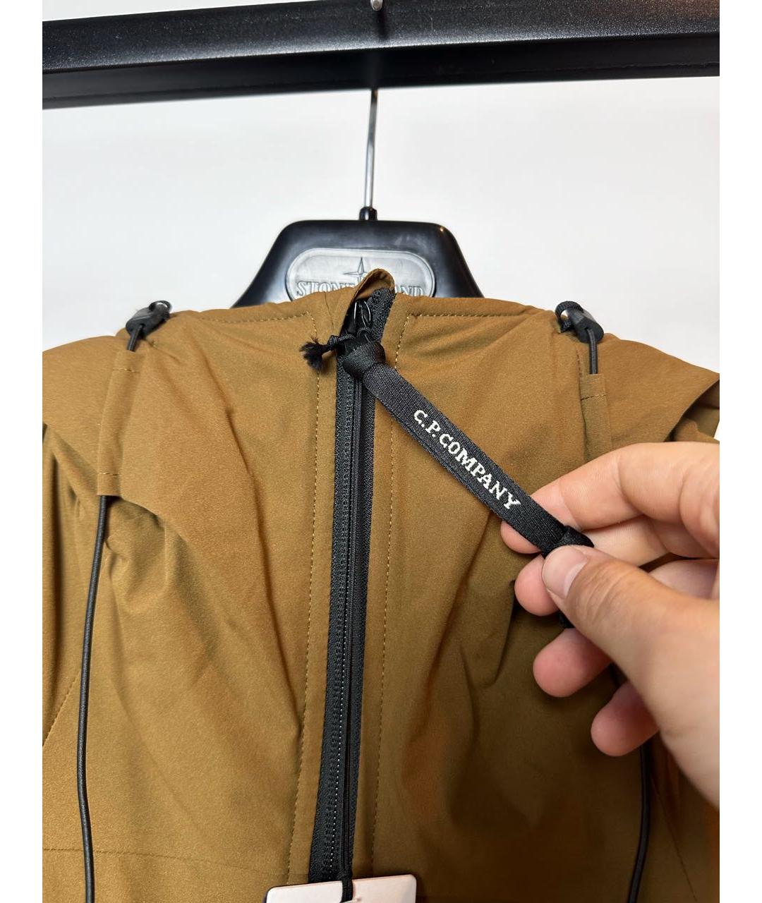 CP COMPANY Коричневая полиэстеровая куртка, фото 2