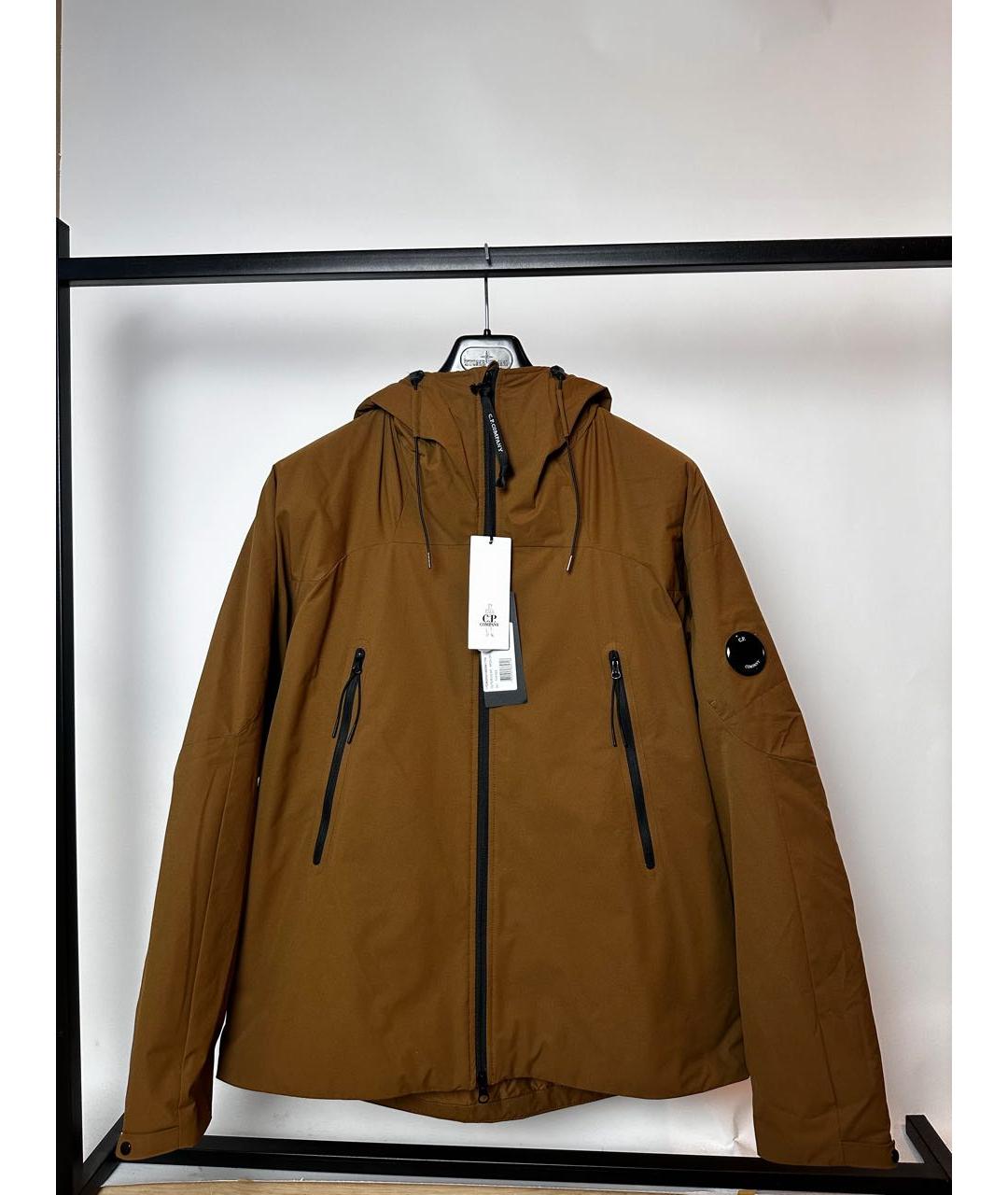 CP COMPANY Коричневая полиэстеровая куртка, фото 9