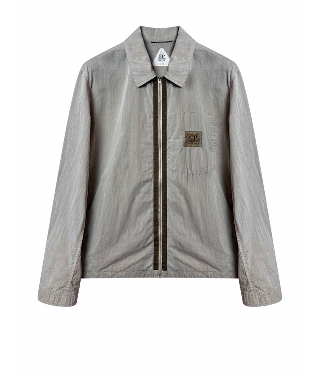 CP COMPANY Бежевая полиамидовая куртка, фото 1