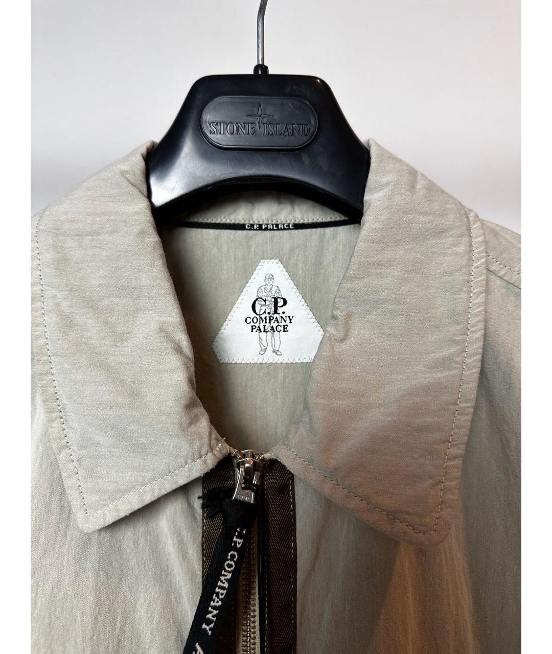 CP COMPANY Бежевая полиамидовая куртка, фото 6