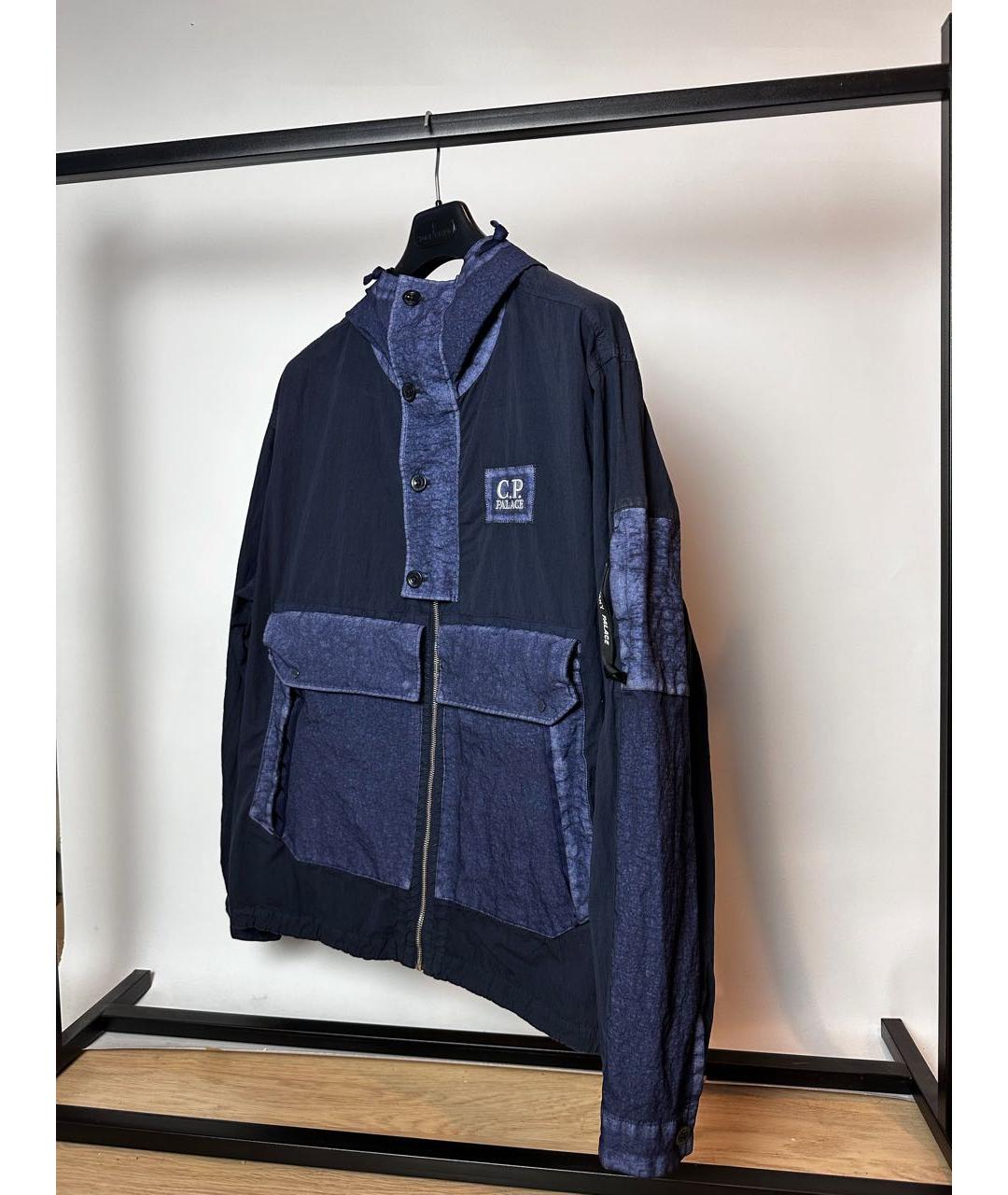 CP COMPANY Синяя полиамидовая куртка, фото 4