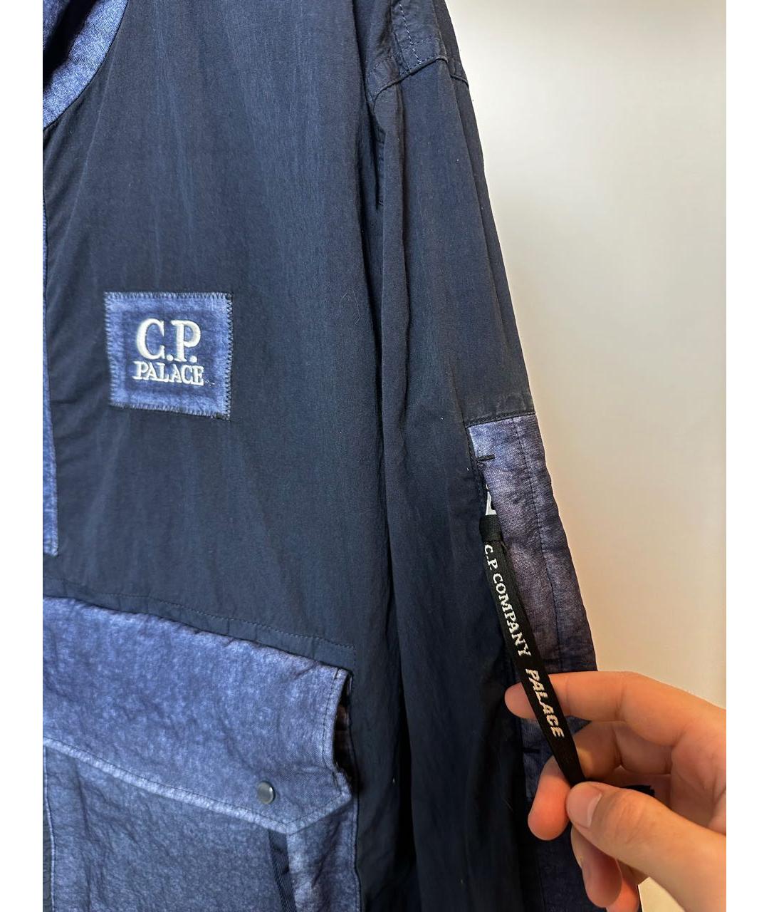 CP COMPANY Синяя полиамидовая куртка, фото 3