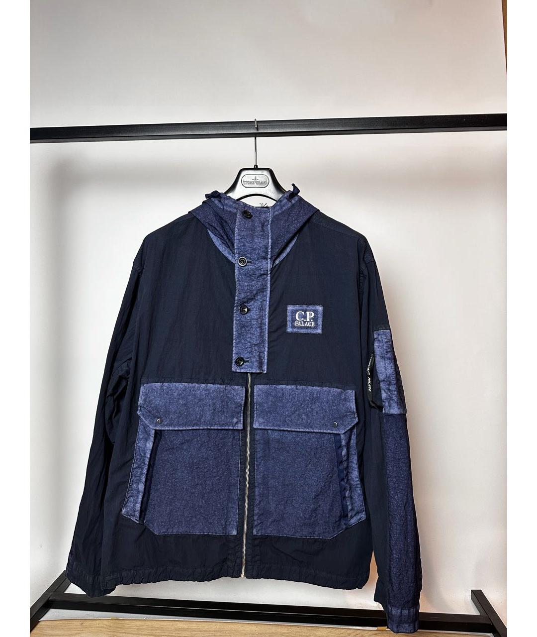 CP COMPANY Синяя полиамидовая куртка, фото 9