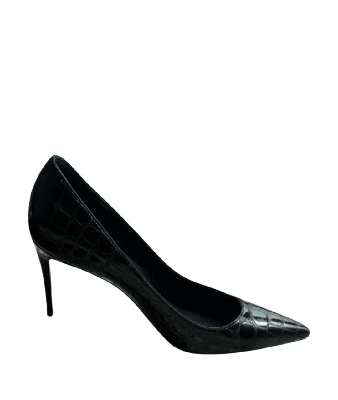 CHRISTIAN LOUBOUTIN Черные туфли из лакированной кожи, фото 1
