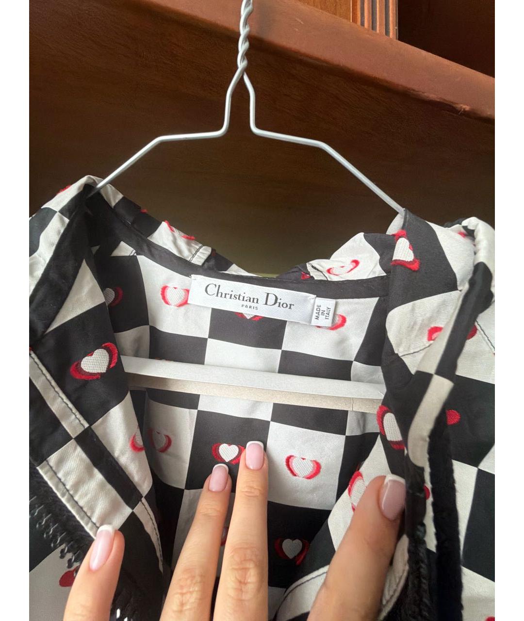 CHRISTIAN DIOR Белое повседневное платье, фото 3