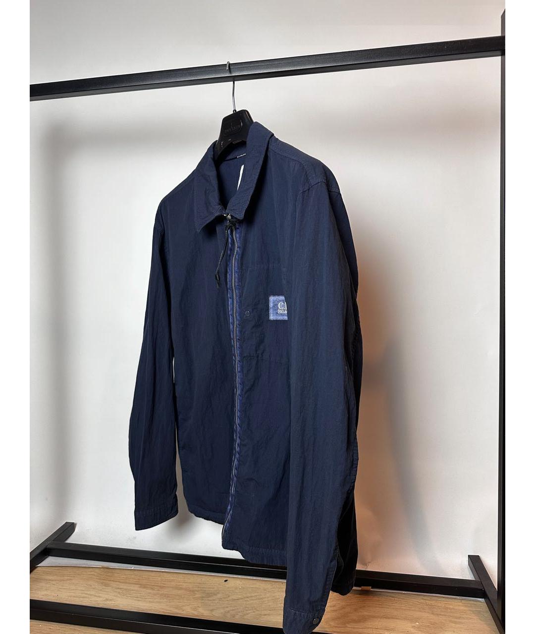CP COMPANY Темно-синяя хлопковая куртка, фото 5