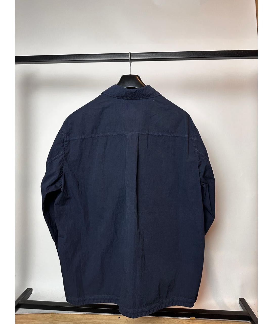 CP COMPANY Темно-синяя хлопковая куртка, фото 6