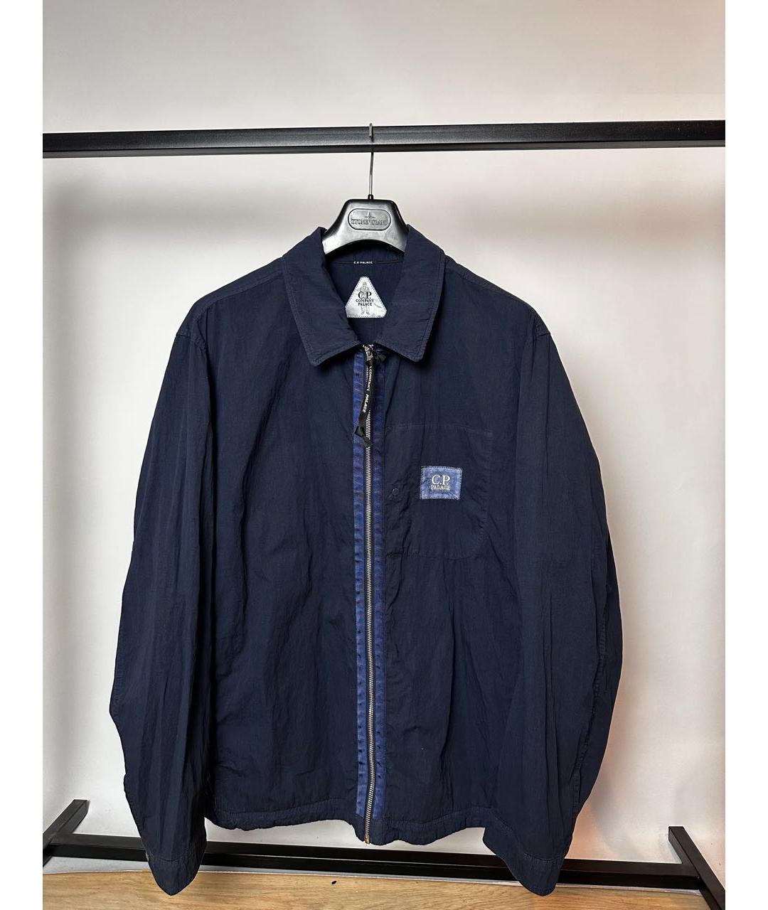 CP COMPANY Темно-синяя хлопковая куртка, фото 9