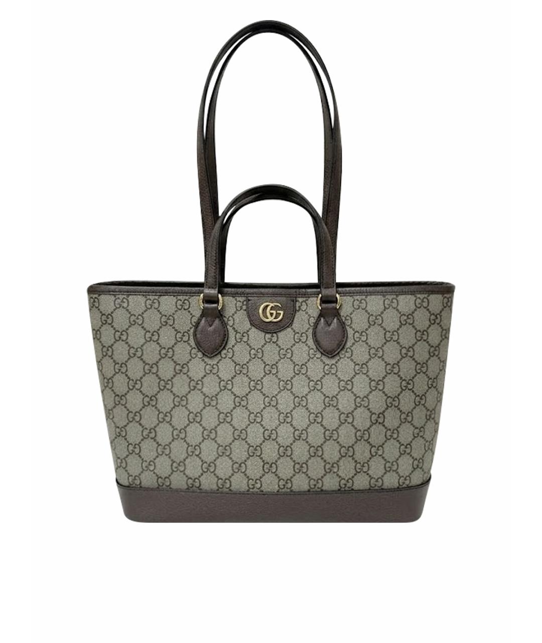GUCCI Хаки сумка тоут, фото 1
