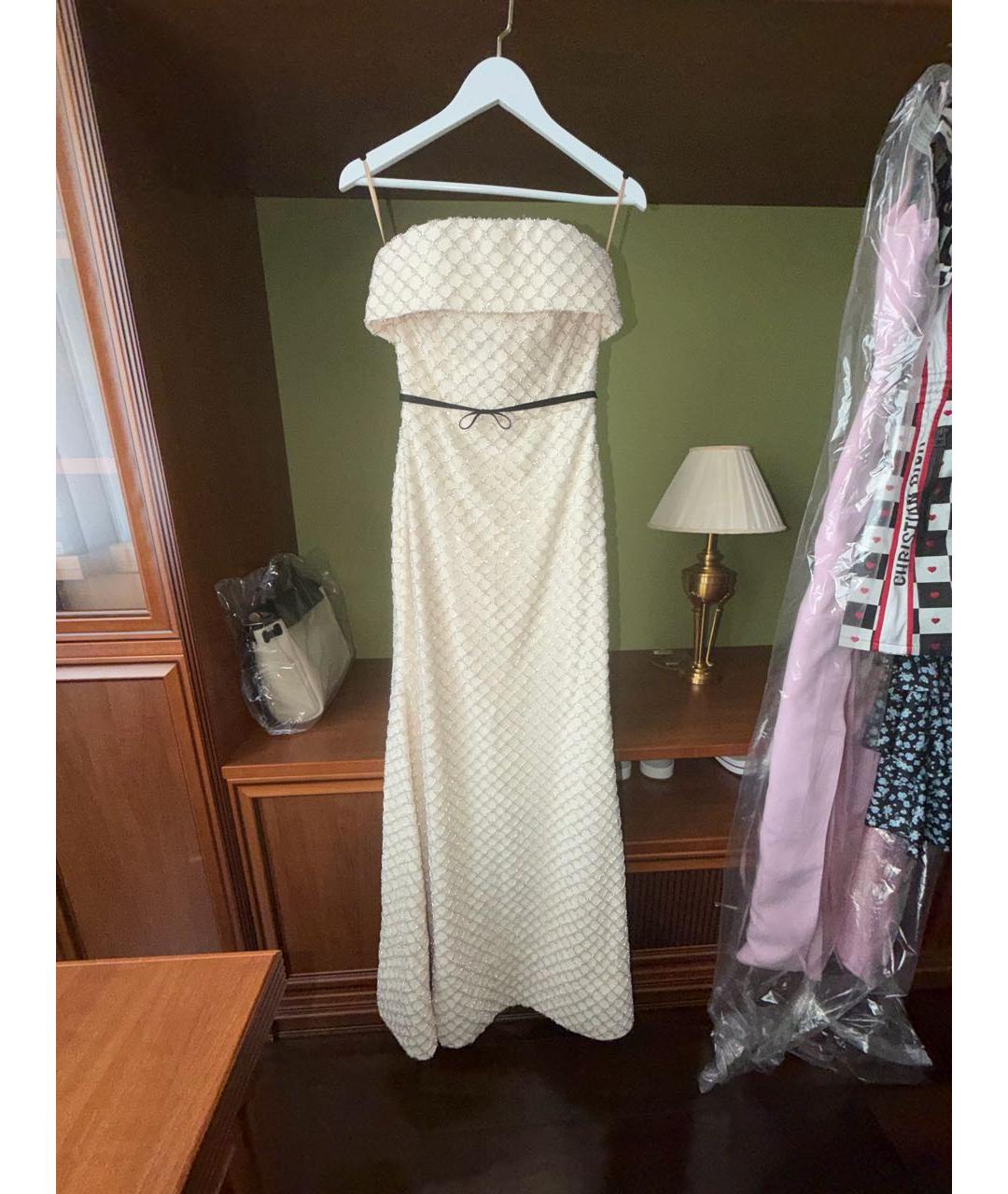 ELIE SAAB Бежевое вечернее платье, фото 8