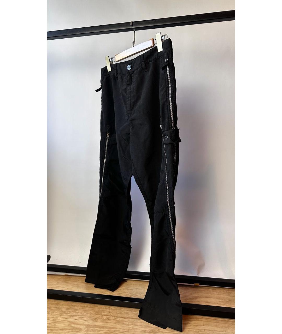 STONE ISLAND SHADOW PROJECT Черные полиэстеровые повседневные брюки, фото 3