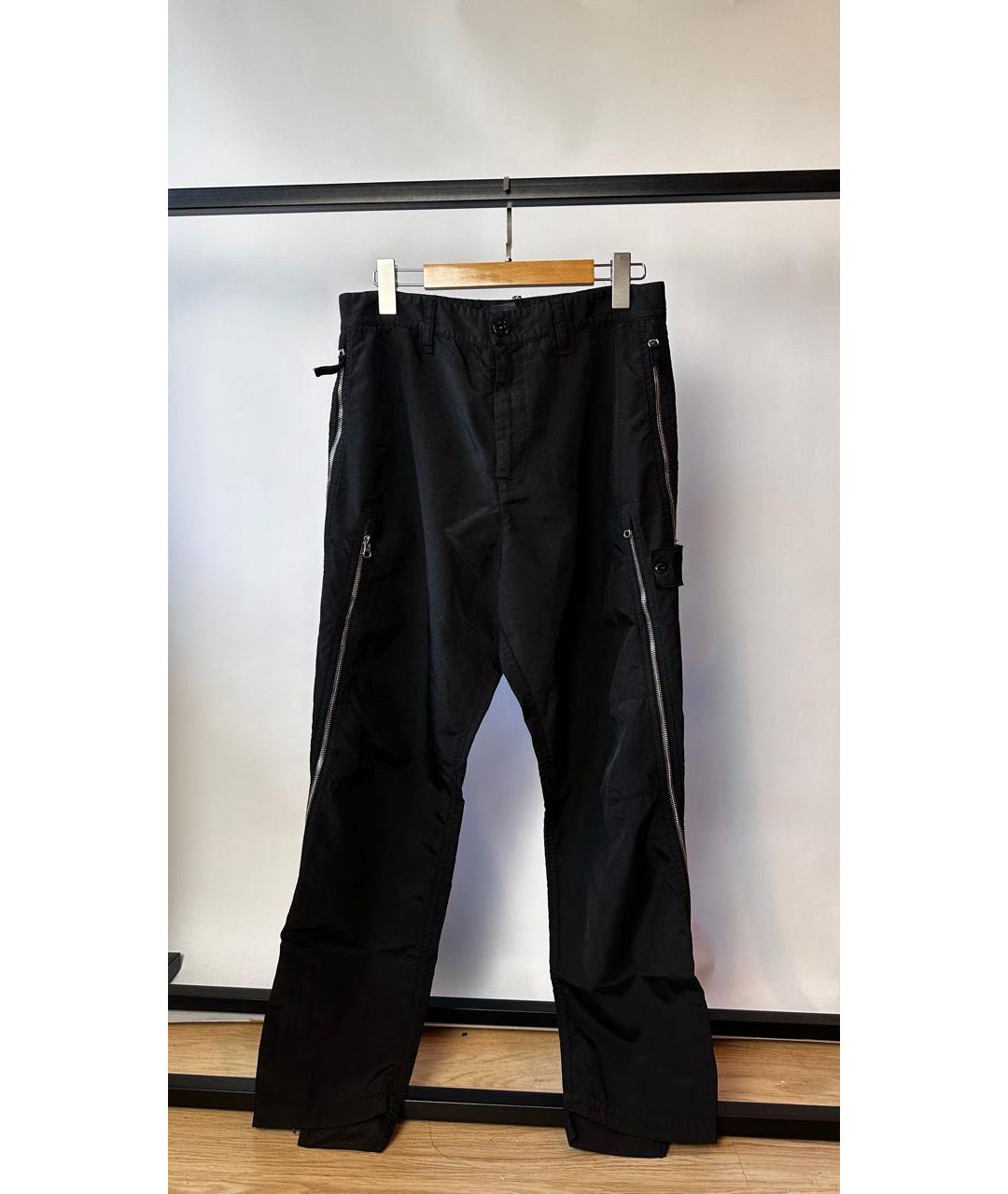 STONE ISLAND SHADOW PROJECT Черные полиэстеровые повседневные брюки, фото 9