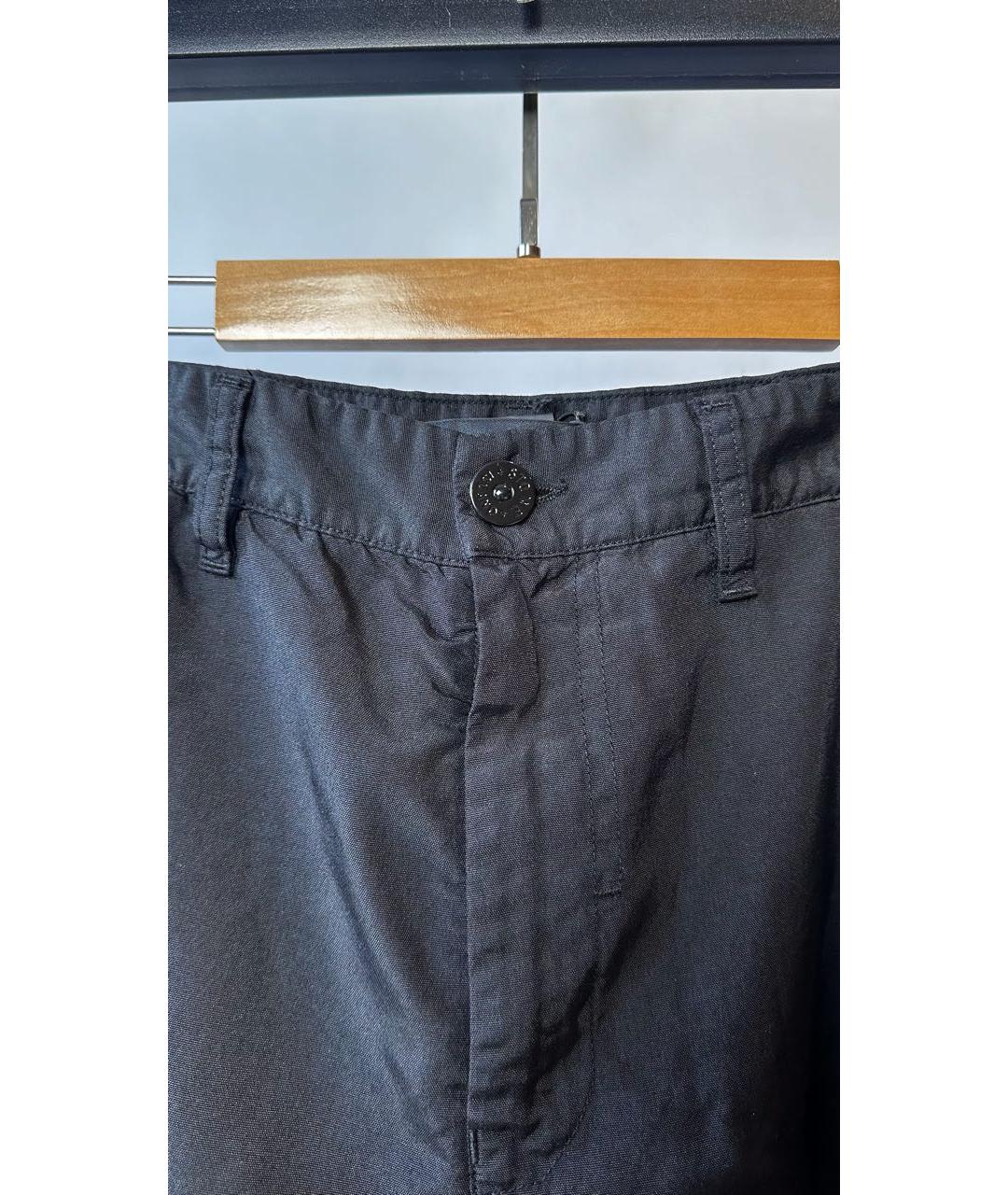 STONE ISLAND SHADOW PROJECT Черные полиэстеровые повседневные брюки, фото 2