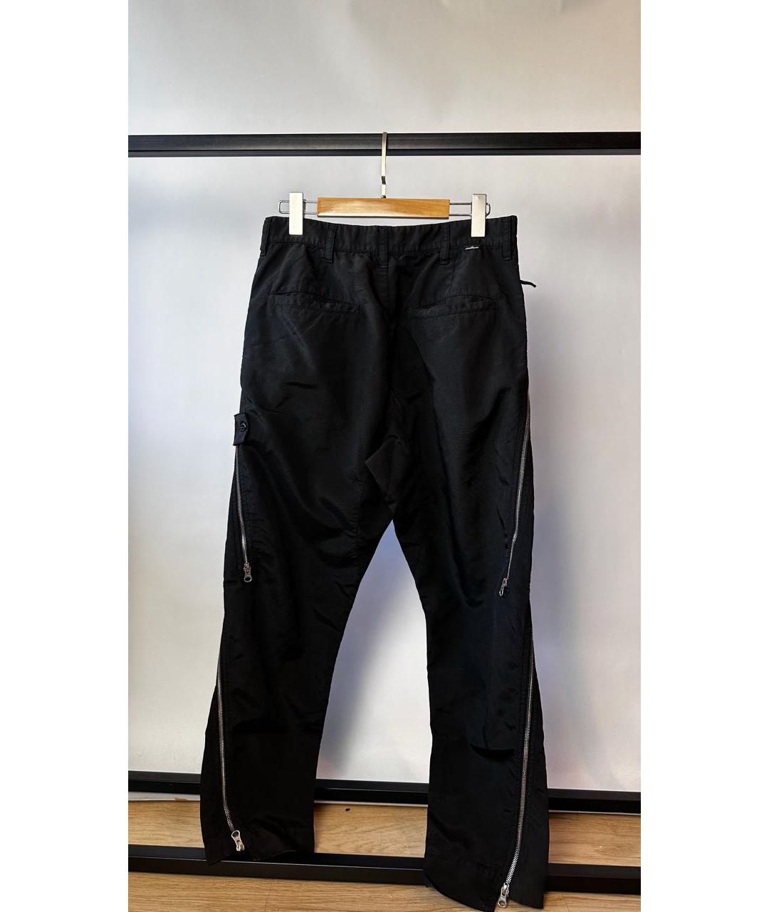 STONE ISLAND SHADOW PROJECT Черные полиэстеровые повседневные брюки, фото 5