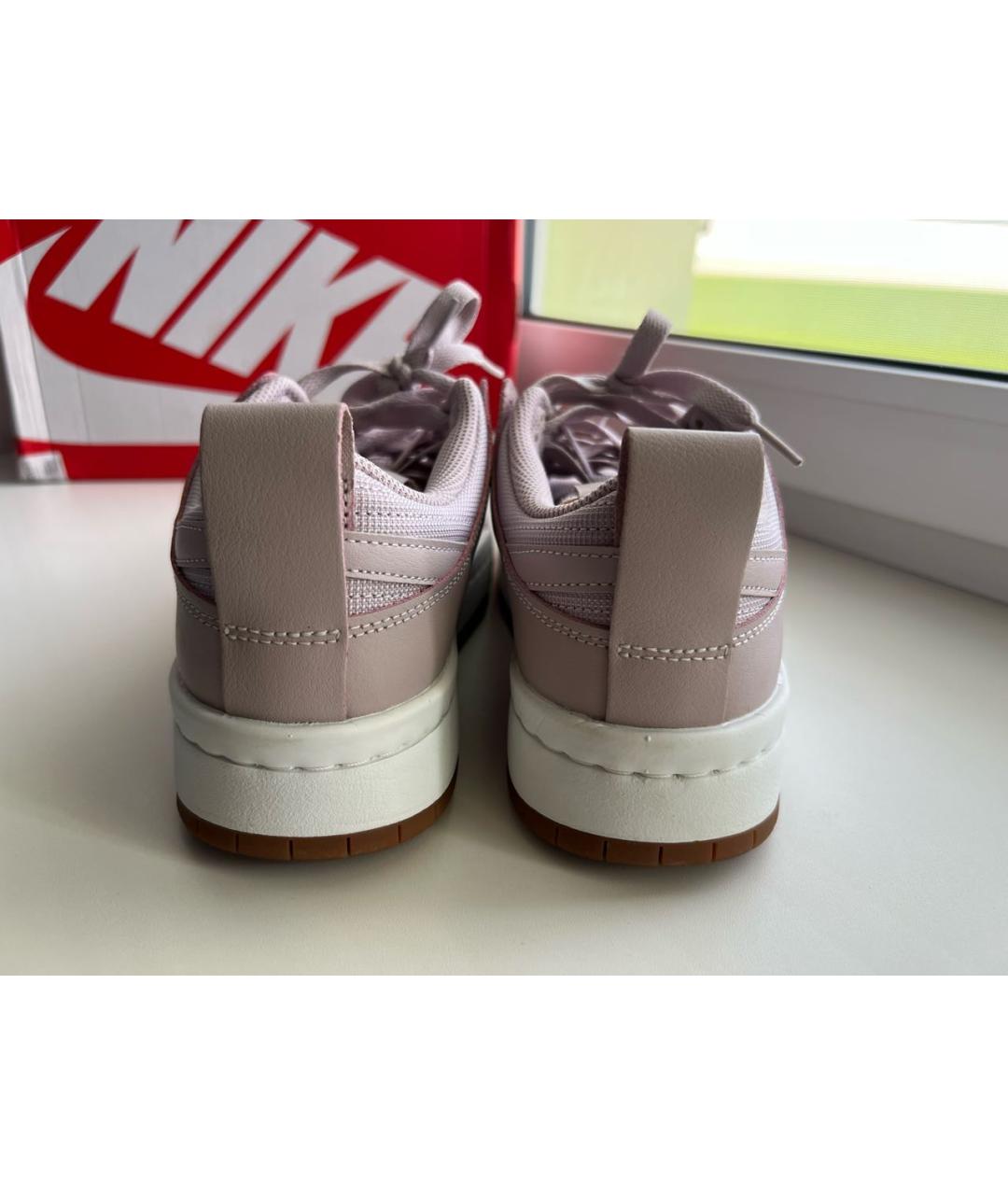 NIKE Розовые кожаные кеды, фото 4
