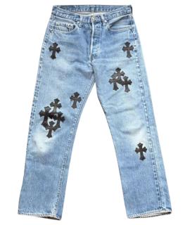 CHROME HEARTS Прямые джинсы