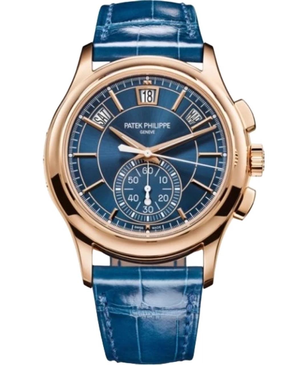 PATEK PHILIPPE Темно-синие часы из розового золота, фото 1