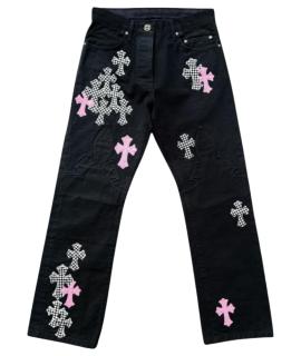 CHROME HEARTS Прямые джинсы